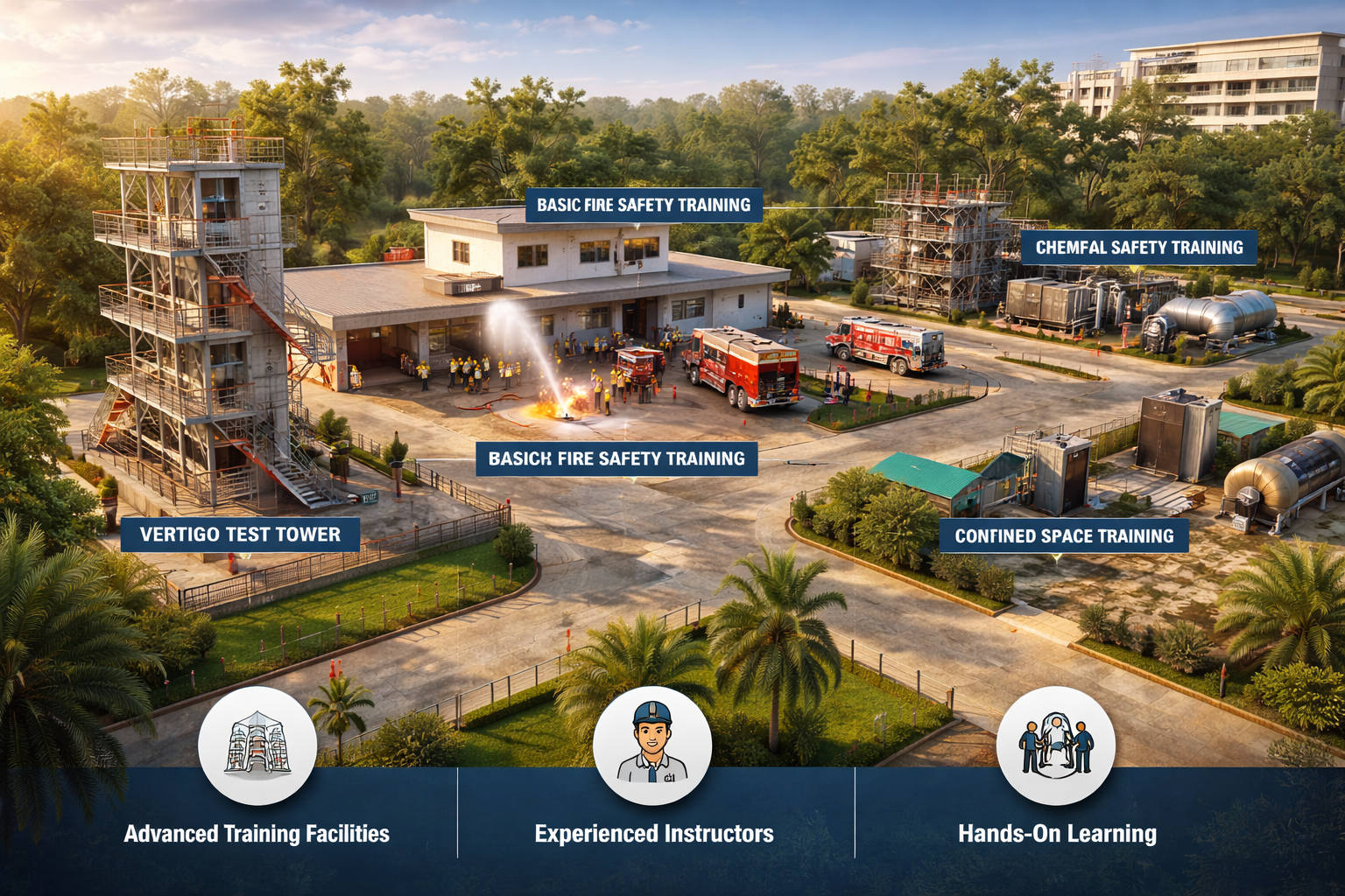 Cosafe EHS Academy – Training Equipment Setup (Bangalore)